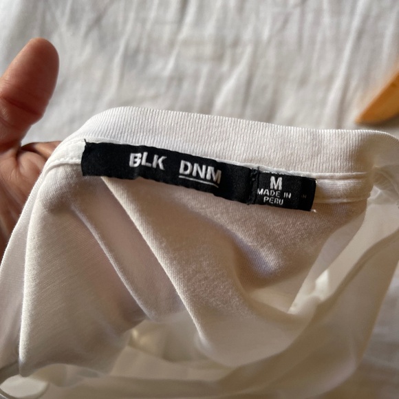 BLK DNM White Sleeveless Top - Picture 4 of 6